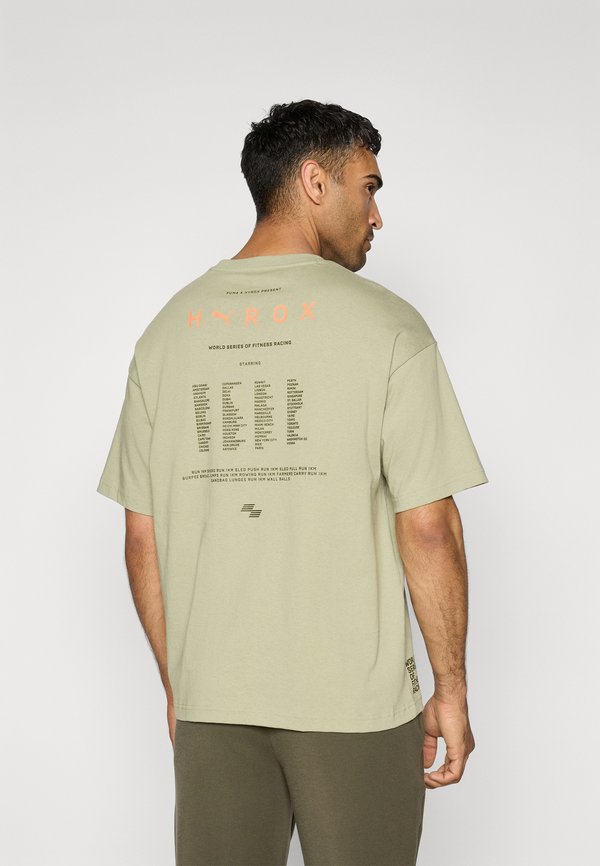 HYROX LIFESTYLE  - Print T-shirt - lux army