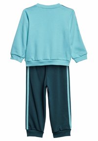 adidas Performance JOG SET - Tuta - light aqua   arctic night