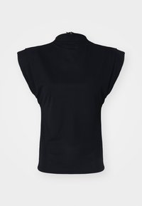 Vero Moda VMWILLOW HIGH NECK - Μπλουζάκι με στάμπα - black
