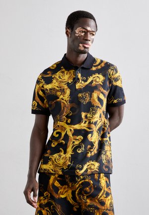 PRINT - Polo marškinėliai - black/gold