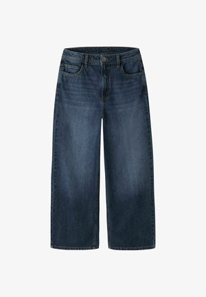 TWO SOON, JEANS SKATER FIT WIDE - Straight leg jeans - dark blue denim