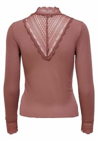 ONLY ONLTILDE HIGH NECK - Langærmet T-shirt - rose brown