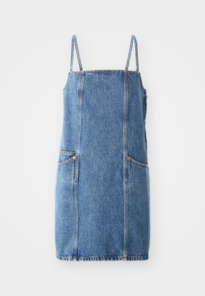 RE/DONE THE MARGO MINI DRESS - Jeanskleid - blue mere