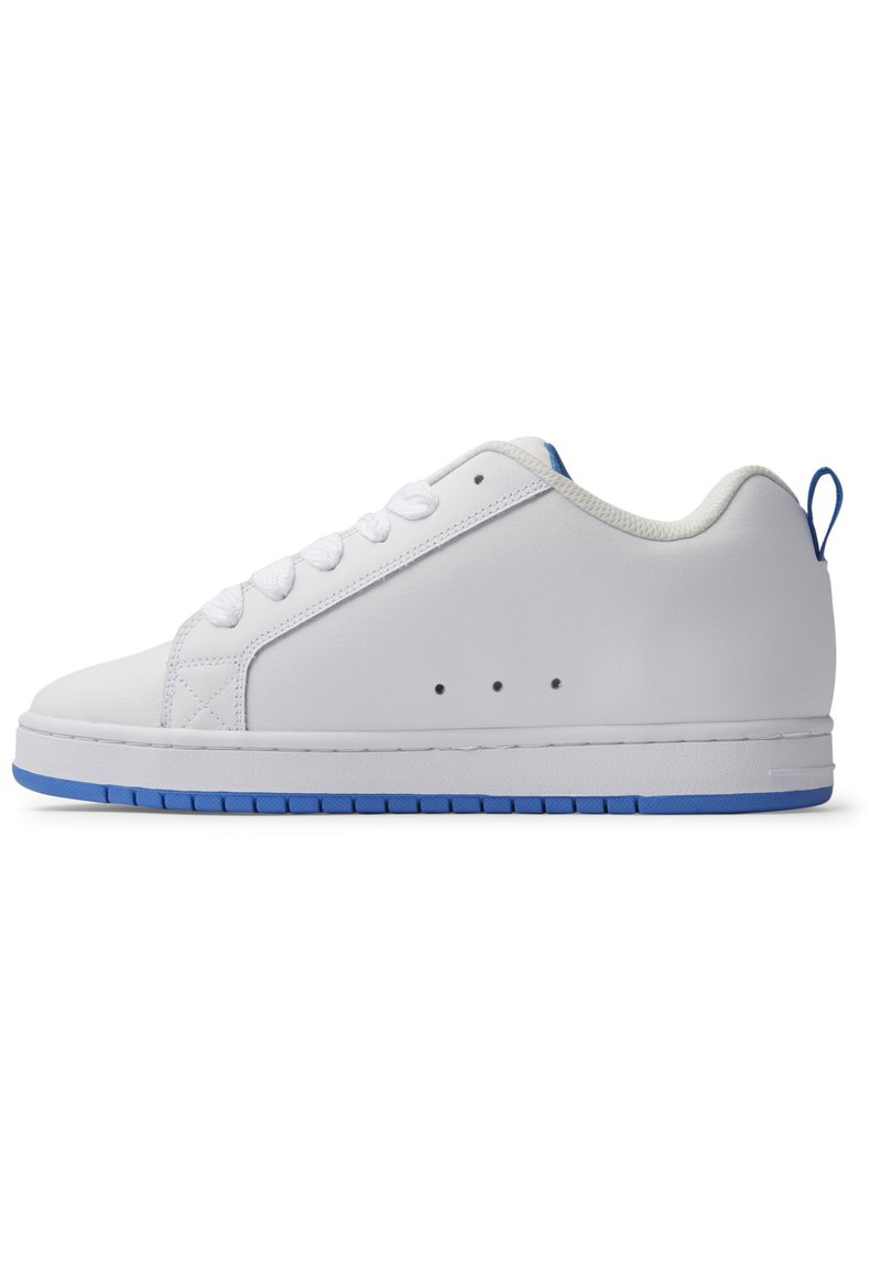 DC Shoes COURT GRAFFIK UNISEX - Sportcipő - wlq white lime turquoise