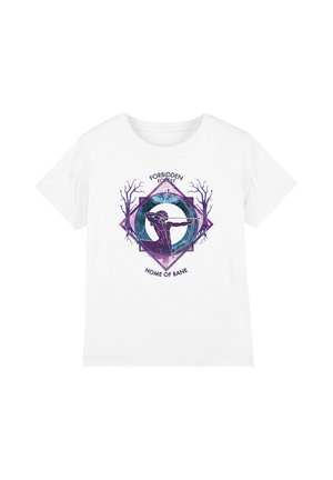 Cotton Soul, HARRY POTTER FORBIDDEN FOREST HOME OF BANE UNISEX - Print T-shirt - white