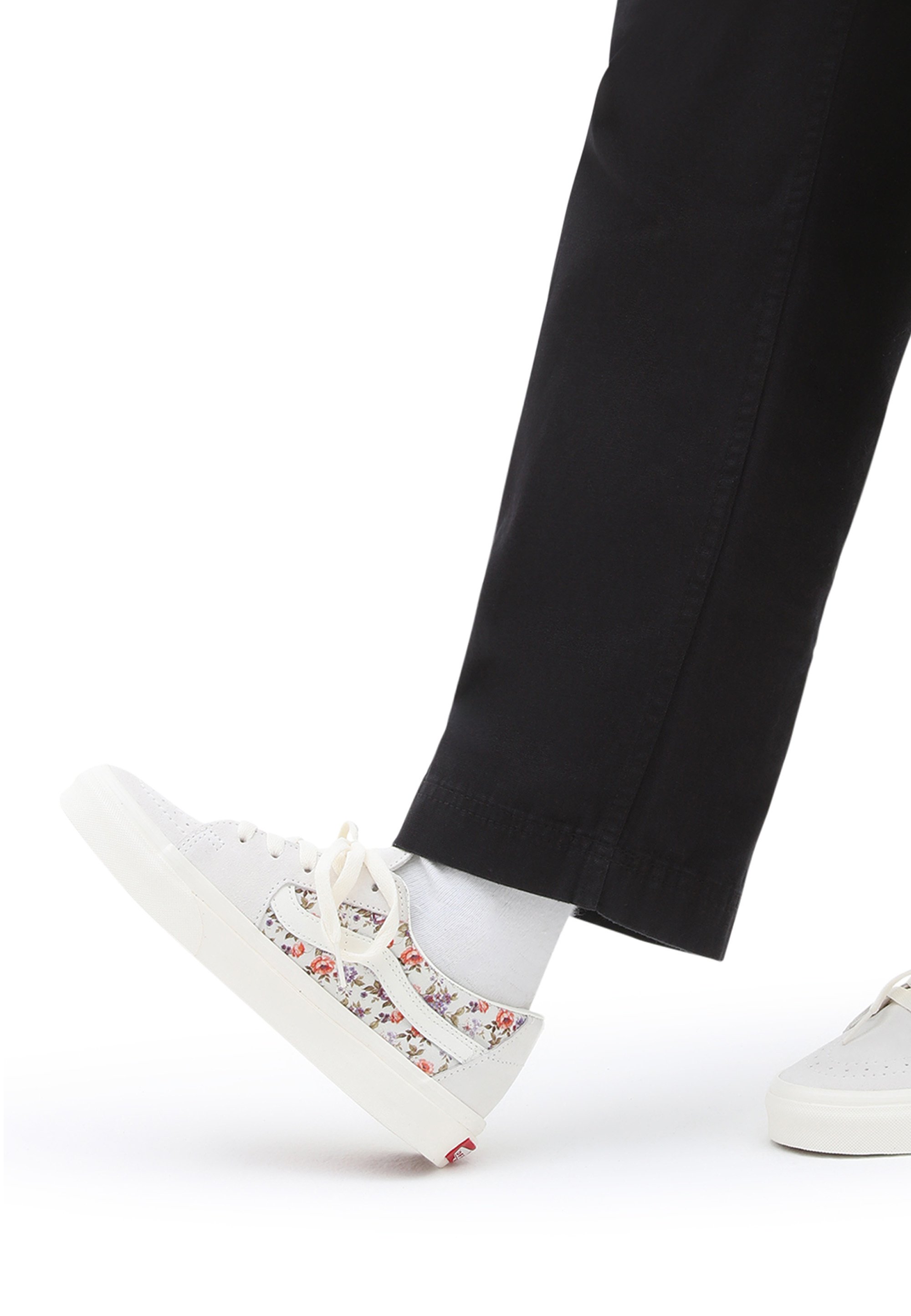 ladies white van trainers