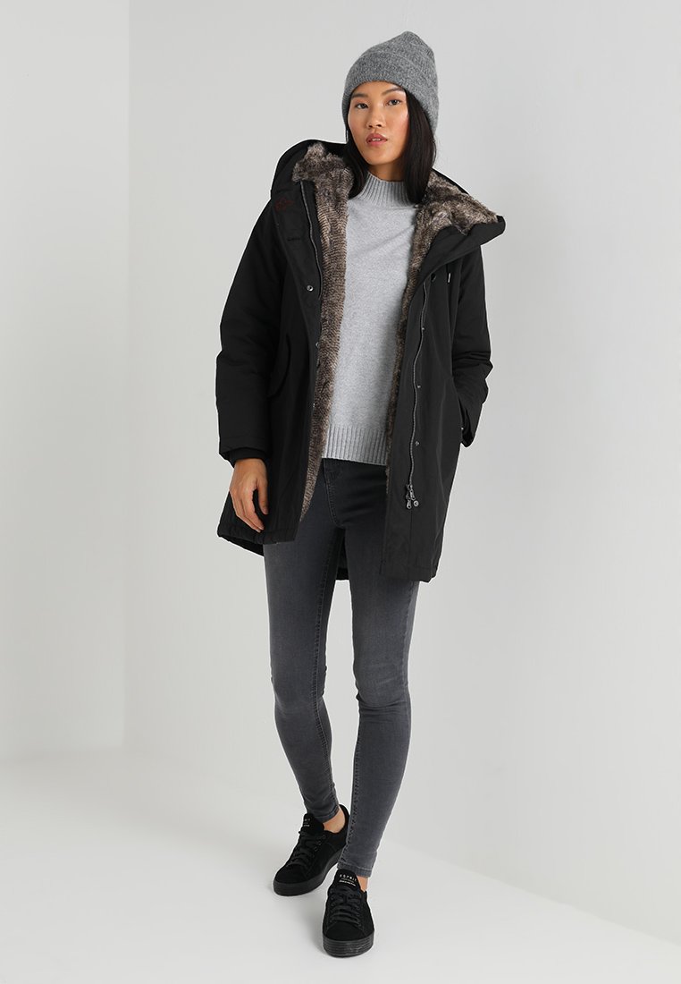 Canadian Classics LANIGAN NEW Vinterkåpe frakk black Canadian Classics LANIGAN NEW Vinterkåpe frakk black
