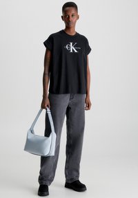 Calvin Klein Jeans ARCHIVAL MONOLOGO RELAXED TEE - Marškinėliai su spaudiniu - ck black