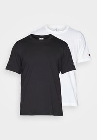 CREWNECK TEE 2 PACK - Basic T-shirt - white/black