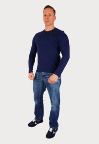 U.S. Polo Assn. Majica z dolgimi rokavi - dunkelblau