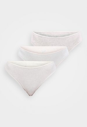 WOMEN MAINLINE BRIEFS 3 PACK - Σλιπ - white/pink/light grey