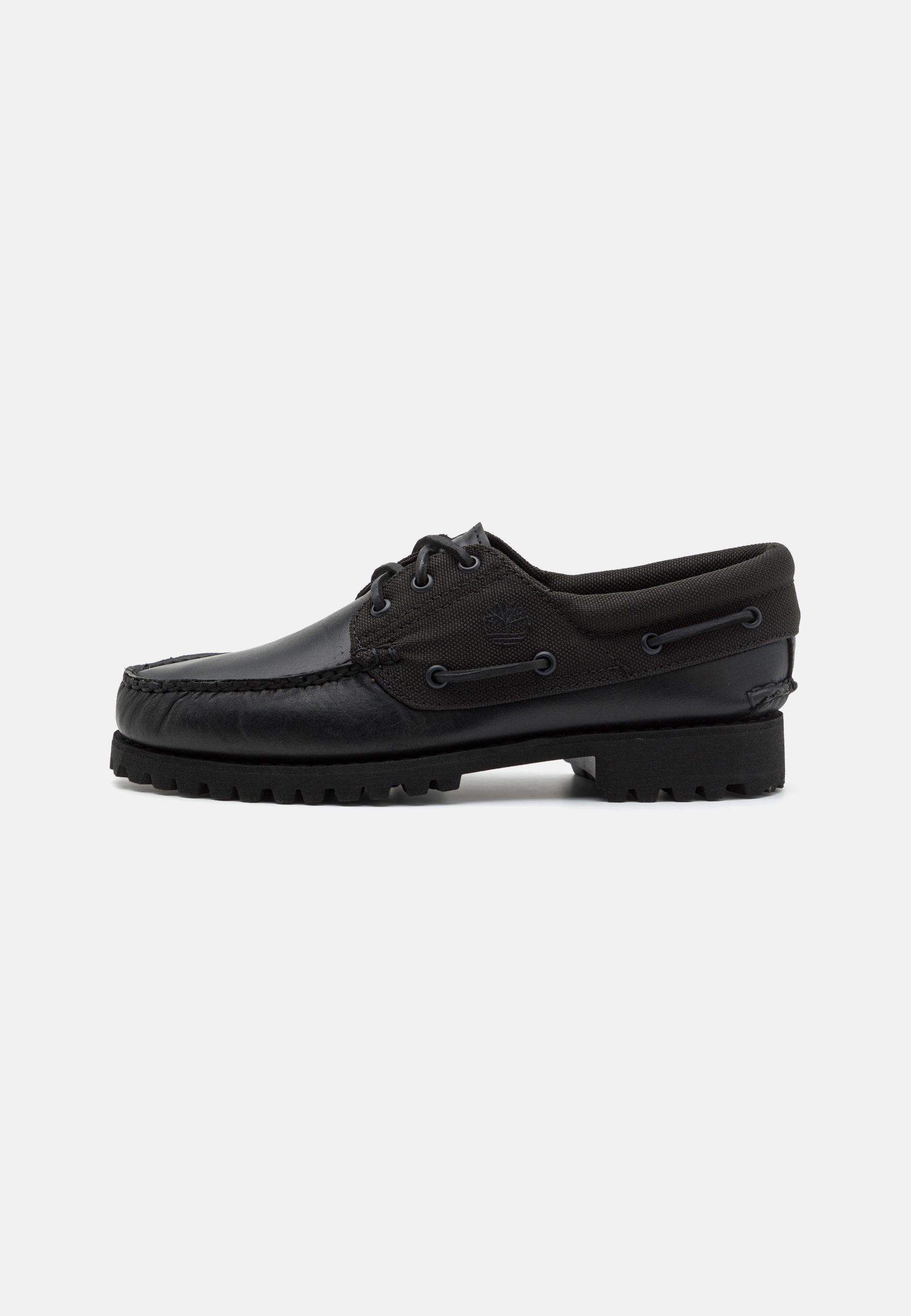 靴 timberland authentic boat shoe blackout Timberland AUTHENTIC 3 EYE - Boat shoes - blackout/black