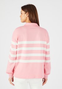 Damart RAYÉ - Camiseta de manga larga - rose rayé