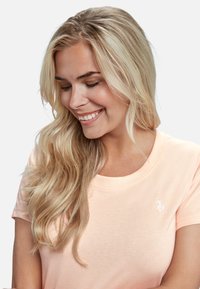 U.S. Polo Assn. O NECK AMY - Paprasti marškinėliai - peachy keen