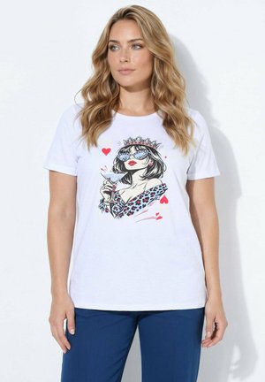 MIAMODA, - T-shirt z nadrukiem