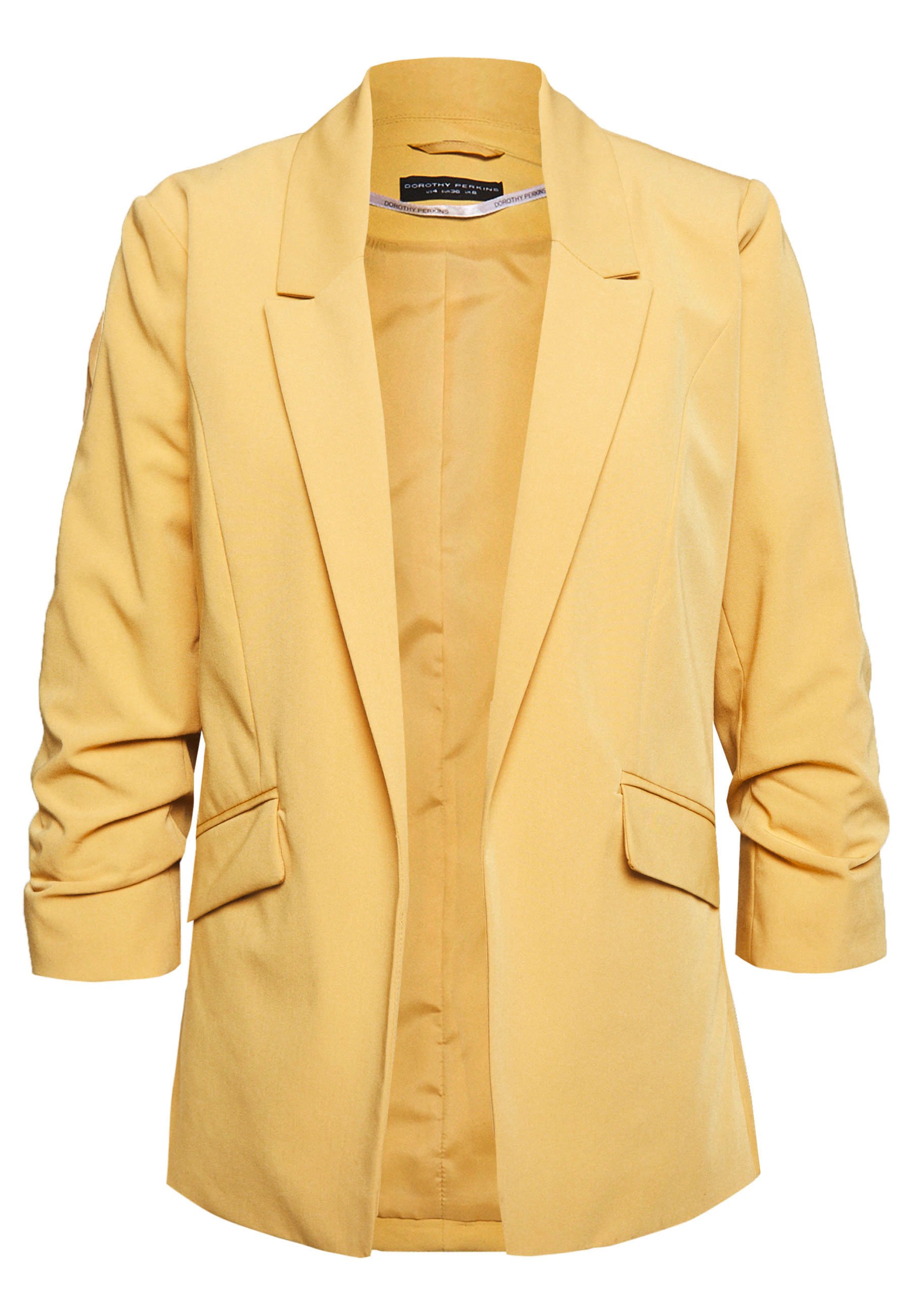 Dorothy Perkins EDGE TO EDGE JACKET Blazer ochre Dorothy Perkins EDGE TO EDGE JACKET - Blazer - pink