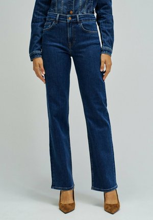 TRUE TAILORED - Jean droit - blau