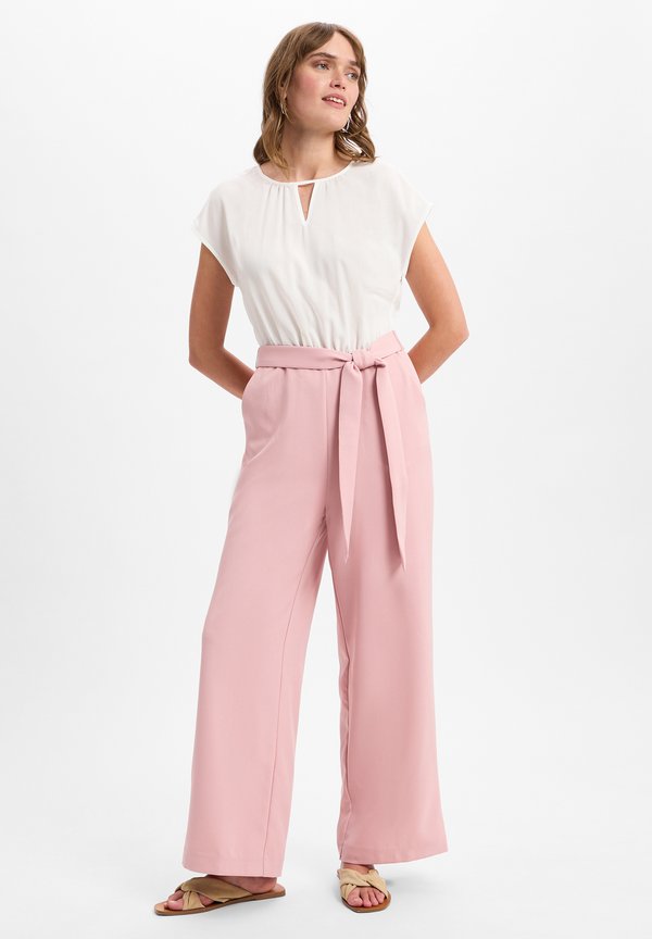 Jumpsuit - altrosa weiß