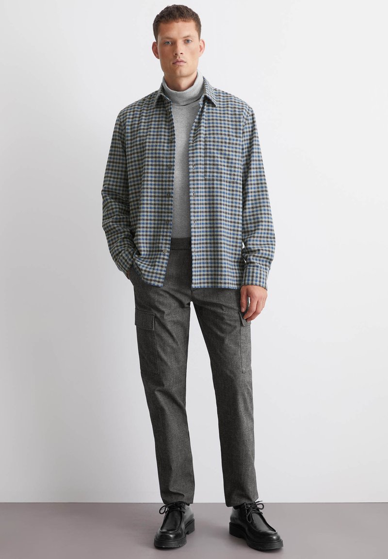Marc O'Polo REGULAR - Hemd - mulit  navy gray