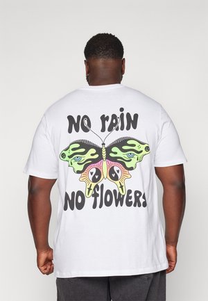 Jack & Jones JORWINGS PLUS TEE CREW NECK - T-shirts print - bright white