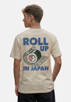 RoamLikeSummer, ROLL UP UNISEX - Print T-shirt - ivory