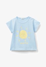 T-Shirt United Colors Of Benetton Per Bambine E Ragazze - Manica Lunga, Collo A Coste, Stampa Fotografica, Regular Fit T-Shirt United Colors Of Benetton Per Bambine E Ragazze - Manica Lunga, Collo A Coste, Stampa Fotografica, Regular Fit