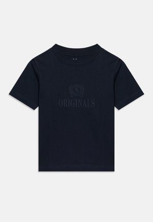 Jack & Jones Junior, JORFREDERIKSBERG MONOGRAM TEE SS CN JNR - T-shirt basic - sky captain