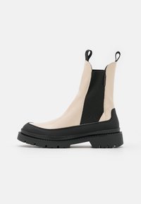 GANT PREPNOVO - Platform ankle boots - putty cream/black