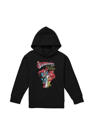 DC COMICS - SUPERMAN, JLA FASTEST UNISEX - Hoodie - black