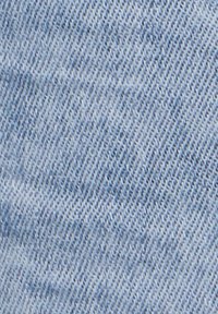 Light blue denim with a subtle twill pattern, featuring a slightly faded appearance and a smooth texture throughout.