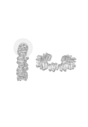 SET  - Boucles d'oreilles - silberfarben poliert