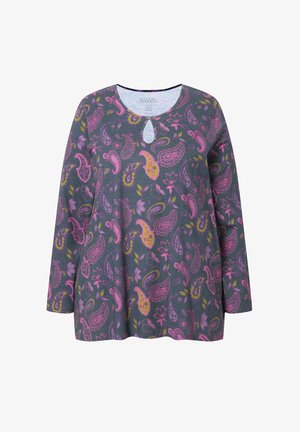 Ulla Popken, PAISEY - T-shirt à manches longues - navy blue