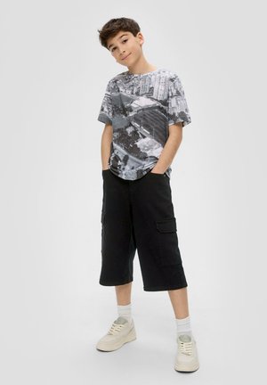 s.Oliver IM -STIL - Short en jean - schwarz