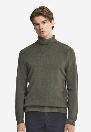 ULTRASOFT TURTLENECK - Strickpullover - Dark Green