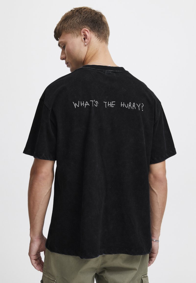 Solid SDHammad - T-shirts med print - true black
