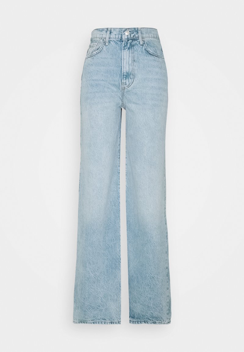 Free People Straight leg jeans blauw denim/bluedenim