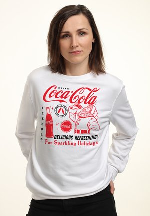 COCA COLA SANTA - Sweatshirt - white
