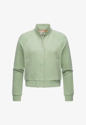 COLLEGE SIMONETTE - Užtrauktuku užsegamas treningas - dusty green