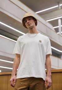 Carhartt WIP - NELSON  - Paprasti marškinėliai - off-white Miniatiūros vaizdas 1