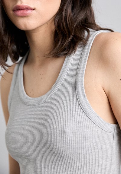 Agolde POPPY TANK - Top - grey heather