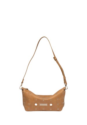 STELLA EYELETS - Cross body bag - camel