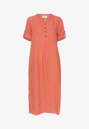 Cream BELLIS CAFTAN MOLLIE FIT - Vardagsklänning - hot coral