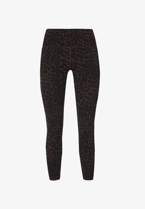 Sweaty Betty, ULTIMATE 7/8 YOGA LEGGING PRINT - Tights - brown leopard skin print