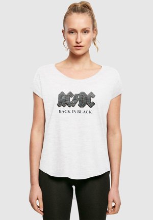 ACDC BACK IN BLACK - T-shirt con stampa - white