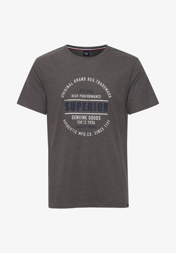 FQRIKO - Print T-shirt - pewter mix2