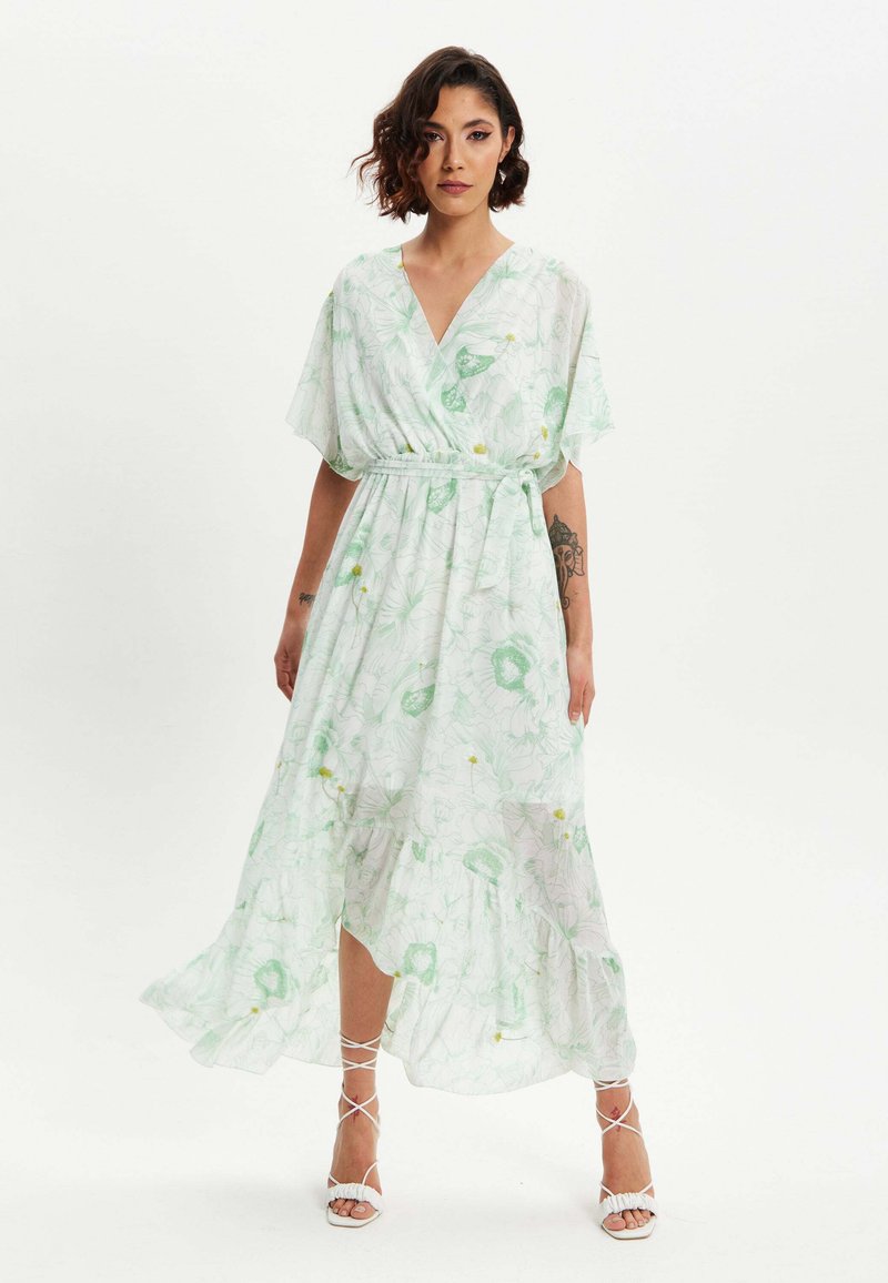 Liquorish EMBROIDERY DETAIL DOUBLE BREASTED   - Maxi dress - multi coloured