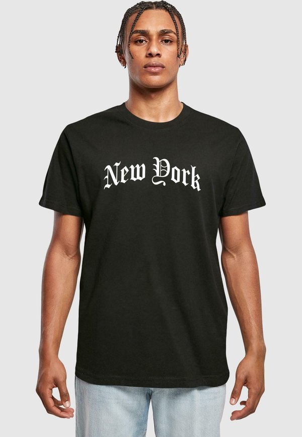 NEW YORK WORDING TEE - T-Shirt print
