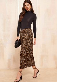 Friends Like These REGULAR FIT - Fustă în formă de A - brown black