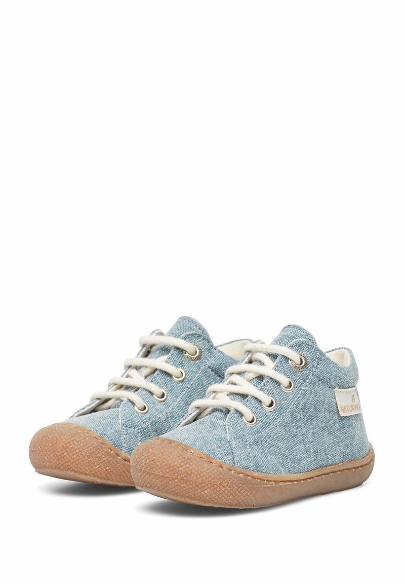 Kinder Klettschuhe | Naturino Sportlicher Schnürer azurblau/hellblau - LE89033 Kinder Klettschuhe | Naturino Sportlicher Schnürer azurblau/hellblau - LE89033