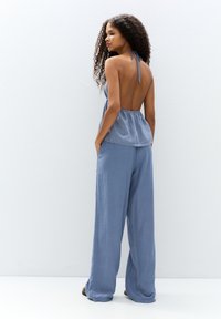 PULL&BEAR RUSTIC  - Linne - blue denim